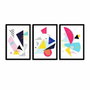 Wallity Cuadro Decorativo Enmarcado en MDF (3 Piezas)